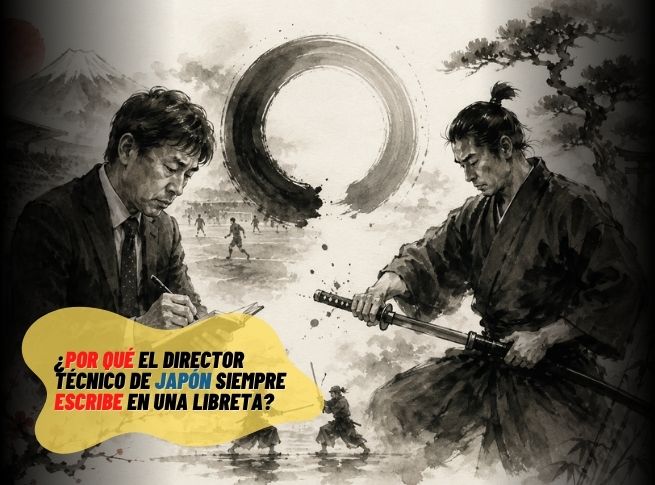 ¿Por qué el director técnico de Japón siempre escribe en una libreta?