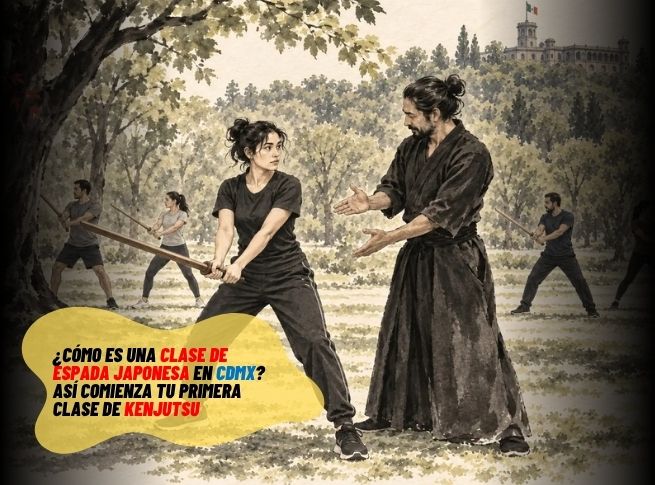 ¿Cómo es una clase de espada japonesa en CDMX?